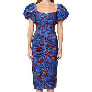 NWT RHODE Tessa Dress in Royal Vichy Rose Grande Size 10
